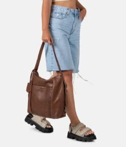 BURKELY Just Jolie Backpack Hobo Brown -Beroemde Bagage Winkel 1000319 84 22 2 600