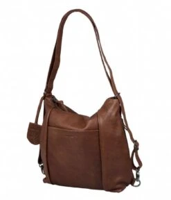 BURKELY Just Jolie Backpack Hobo Brown -Beroemde Bagage Winkel 1000319 84 22 3 600
