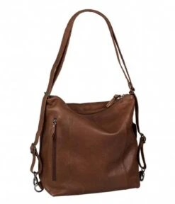 BURKELY Just Jolie Backpack Hobo Brown -Beroemde Bagage Winkel 1000319 84 22 4 600