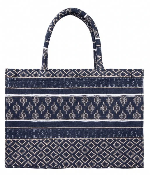 Book Tote Large Blue 3 Book Tote Large Blue