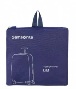 Beroemde Bagage Winkel 27 Samsonite Global Ta Foldable Luggage Cover L/M Midnight Blue