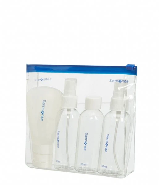 Samsonite Global Ta Bottle Set Pack Of 4 Translucent 3 Samsonite Global Ta Bottle Set Pack Of 4 Translucent