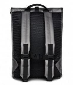 Rains Rolltop Rucksack W3 Metallic -Beroemde Bagage Winkel 13320 97 4 600