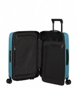 Samsonite Nuon Spinner 55/20 Expandable Metallic Ocean Blue -Beroemde Bagage Winkel 134399 A018 6 600