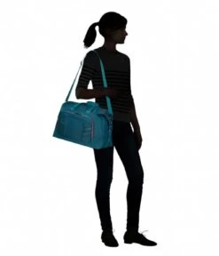 Samsonite Respark Duffle 48/19 Overnighter Petrol Print -Beroemde Bagage Winkel 143335 9801 5 600