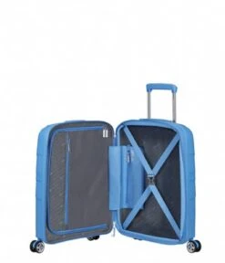 American Tourister Starvibe Spinner 55/20 Expandable Tsa Tranquil Blue -Beroemde Bagage Winkel 146370 A033 5 600