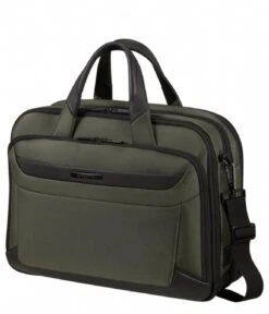 Samsonite Pro-Dlx 6 Bailhandle 15.6 Inch Expandable Green -Beroemde Bagage Winkel 147141 1388 2 600