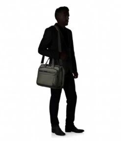 Samsonite Pro-Dlx 6 Bailhandle 15.6 Inch Expandable Green -Beroemde Bagage Winkel 147141 1388 6 600