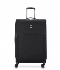 Delsey Brochant 2.0 67 Cm 4 Double Wheels Expandable Trolley Case Black