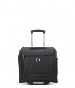 Delsey Helium Dlx 2-Wheel Under-Seater Black