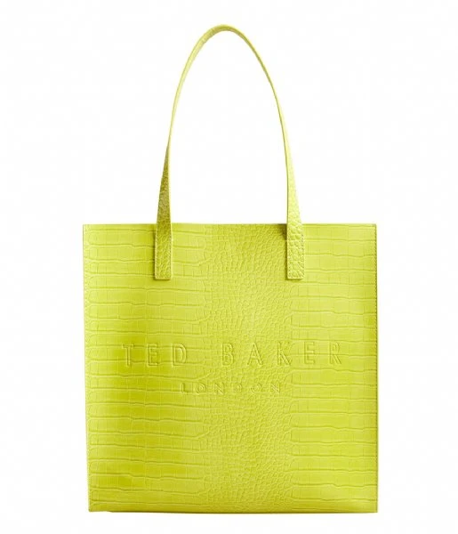 Ted Baker Croccon Imitation Croc Large Icon Bag Lime 3 Ted Baker Croccon Imitation Croc Large Icon Bag Lime