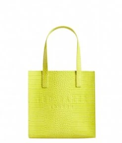 Ted Baker Reptcon Imitation Croc Small Icon Bag Lime