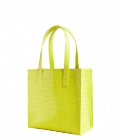 Ted Baker Reptcon Imitation Croc Small Icon Bag Lime -Beroemde Bagage Winkel 253519 32 3 600