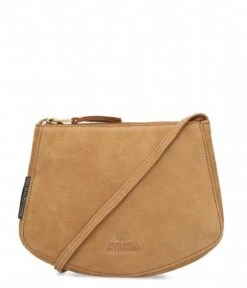 Fred De La Bretonière FRB0318 Crossbody Nubuck Leather S Cognac