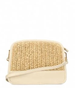 Fred De La Bretonière FRB0457 Crossbody Paper Raffia S White Sand