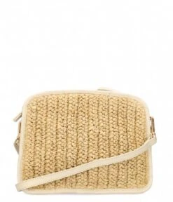 Fred De La Bretonière FRB0457 Crossbody Paper Raffia S White Sand -Beroemde Bagage Winkel 261010318 3037 3 600