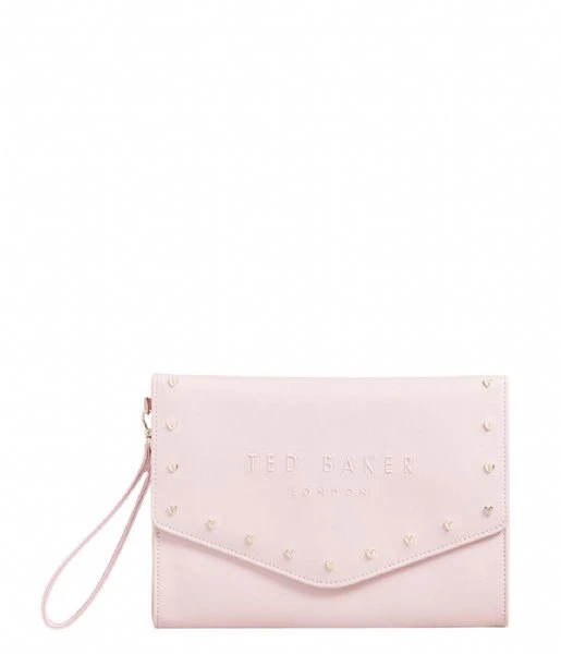 Ted Baker Studeli Studded Heart Pouch Pale Pink 3 Ted Baker Studeli Studded Heart Pouch Pale Pink