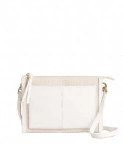 Ted Baker Aksia Canvas Crossbody Bag Ecru