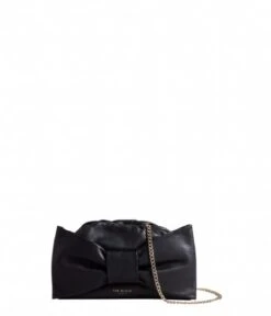 Ted Baker Niasa Bow Detail Clutch Black