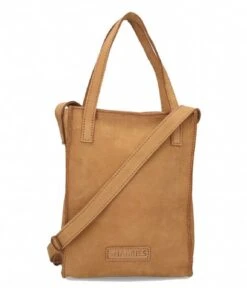 Shb0235 Shoppingbag Suede Cognac