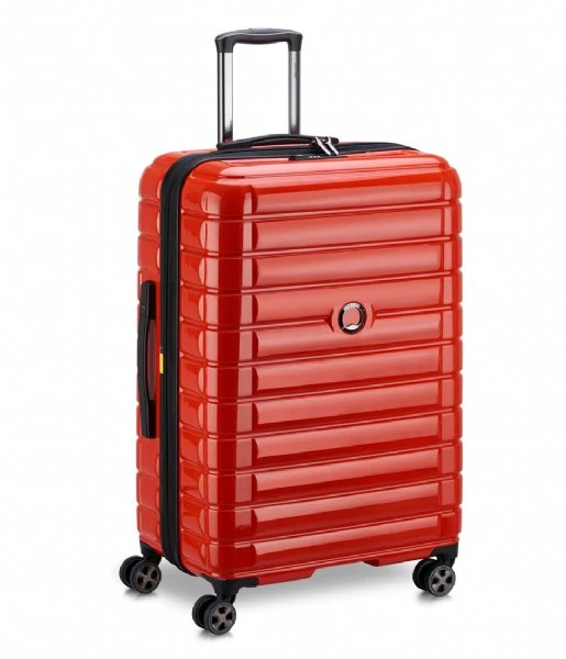 Delsey 4 Double Wheels Expandable Trolley Case 75cm Red Intense 4 Delsey 4 Double Wheels Expandable Trolley Case 75cm Red Intense - Afbeelding 2