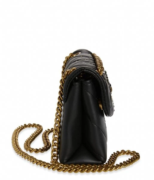 KURT GEIGER Leather Mini Kensington Eye Black Leather 4 KURT GEIGER Leather Mini Kensington Eye Black Leather - Afbeelding 2