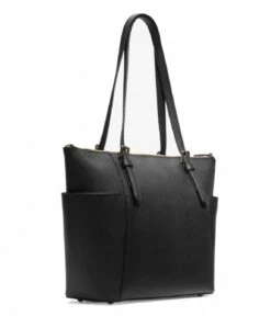 Michael Kors Jet Set Item EW Top Zip Tote Black & Gold Colored Hardware 9 Michael Kors Jet Set Item EW Top Zip Tote Black & Gold Colored Hardware -Beroemde Bagage Winkel 30F2GTTT8L 0001 4 600