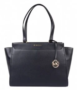 Michael Kors Graham Large Top Zip Tote Black