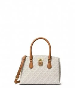 Michael Kors Ruby Small Satchel Vanilla Acrn