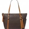 Michael Kors Sullivan Large Top Zip Tote Brown Acorn -Beroemde Bagage Winkel 30T0GNXT9B 252 1 600