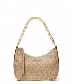 Michael Kors Jet Set Charm Small Chain Pouchette Camel