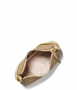 Michael Kors Jet Set Charm Small Chain Pouchette Camel -Beroemde Bagage Winkel 32H1GT9C1V 222 3 600