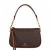 Michael Kors Jet Set Charm Large Pouchette Brown Acorn -Beroemde Bagage Winkel 32T2GT9U3B 252 1 600