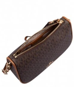 Michael Kors Jet Set Charm Large Pouchette Brown Acorn -Beroemde Bagage Winkel 32T2GT9U3B 252 3 600