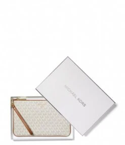 Michael Kors Large Tz Wristlet Vanilla Acrn -Beroemde Bagage Winkel 34S2GT9W3B 149 3 600