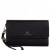 Michael Kors Jet Set Charm Large Flap Phn Wristlet Black -Beroemde Bagage Winkel 34S2GT9W7L 001 1 600