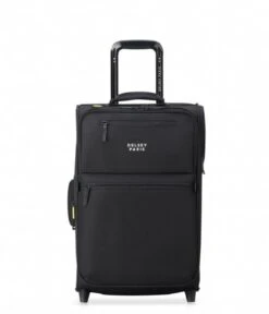Delsey 2 Wheels Expandable Cabin Trolley Case 55cm Black