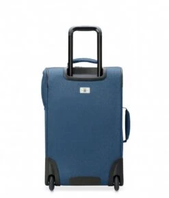 Delsey 2 Wheels Expandable Cabin Trolley Case 55cm Blue -Beroemde Bagage Winkel 381372 Blue 3 600