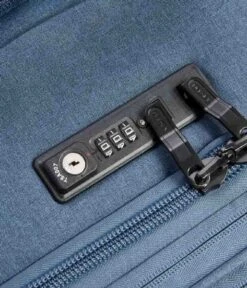 Delsey 4 Double Wheels Expandable Trolley Case 69cm Blue -Beroemde Bagage Winkel 381381 Blue 6 600