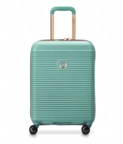 Delsey 4 Double Wheels Cabin Slim Trolley Case 55cm Amande