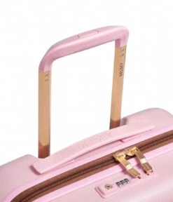 Delsey 4 Double Wheels Cabin Slim Trolley Case 55cm Pink -Beroemde Bagage Winkel 385980 Pink 5 600