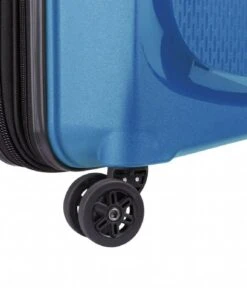 Delsey Belmont Plus 55 Cm Slim 4 Double Wheels Cabin Trolley Case Blue Zinc -Beroemde Bagage Winkel 386180372 4 600