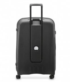 Delsey 4 Double Wheels Trolley Case 76cm Black -Beroemde Bagage Winkel 386182 Black 3 600