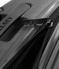 Delsey 4 Double Wheels Trolley Case 76cm Black -Beroemde Bagage Winkel 386182 Black 6 600