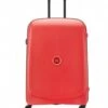 Delsey 4 Double Wheels Trolley Case 76cm Red Fane