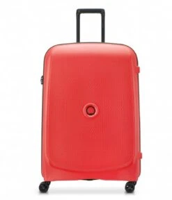 Delsey 4 Double Wheels Trolley Case 76cm Red Fane