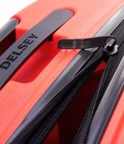 Delsey 4 Double Wheels Trolley Case 76cm Red Fane -Beroemde Bagage Winkel 386182 Red Fane 5 600