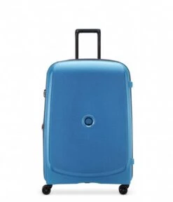 Delsey Belmont Plus 76 Cm 4 Double Wheels Expandable Trolley Case Bleu Zinc