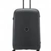 Delsey 4 Double Wheels Trolley Case 83cm Black -Beroemde Bagage Winkel 386183 Black 1 600