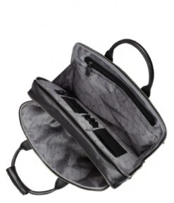 Firenze Laptop Bag 17 Inch Zwart -Beroemde Bagage Winkel 609474 Laptoptas17 CastelijnBeerends Zwart Binnenkant 600